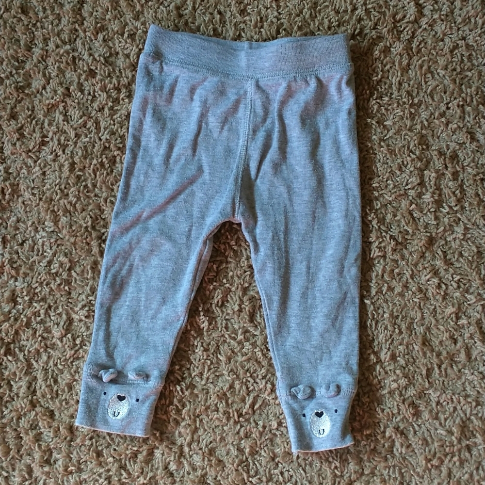 Gray jogging pants